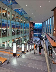 Jerry Falwell Library på Liberty University, Lynchburg, Virginia.